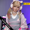 Sexdoll gameuse blonde Alice en stock EU 159cm A-cup FunWestDoll