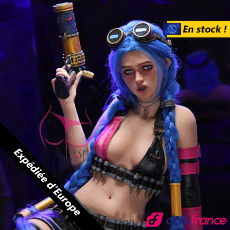 Assos Sexdoll league of legends Jinx en stock EU 159cm A-cup FunWestDoll