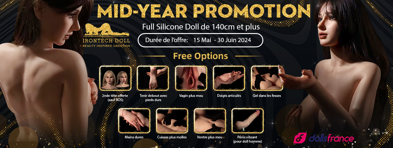 promotion irontech doll silicone