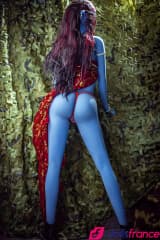 Sex doll elfe mystique à la peau bleue 158cm AiBei