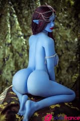 Sex doll elfe mystique à la peau bleue 158cm AiBei