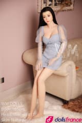 Mei sex doll raffinée visage réaliste silicone 165cm E WMdolls