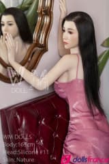 Mei sex doll raffinée visage réaliste silicone 165cm E WMdolls