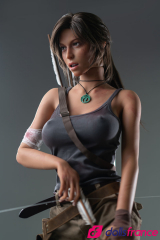 Sexdoll fantaisie silicone Lara Croft Tomb Raider 166cm GameLady