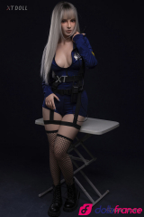 Melanie sexdoll réelle silicone policière coquine 164cm XTDoll