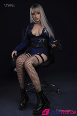 Melanie sexdoll réelle silicone policière coquine 164cm XTDoll