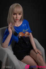 Lisa séduisante sexdoll blondinette en silicone 164cm XTDoll