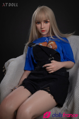 Lisa séduisante sexdoll blondinette en silicone 164cm XTDoll