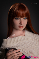 Natalie Belle sexdoll rousse en silicone 165cm XTDoll