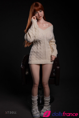 Natalie Belle sexdoll rousse en silicone 165cm XTDoll