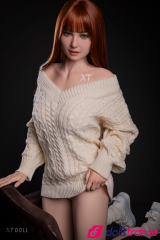 Natalie Belle sexdoll rousse en silicone 165cm XTDoll