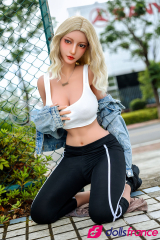 Sexdoll asian Makoto blonde fait son sport 161cm F SEDoll