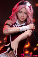 Sexdoll Alice en cosplay Sakura Naruto en stock EU 159cm A cup FunWestDoll