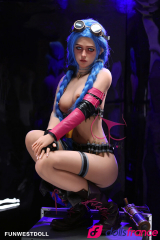 Assos Sexdoll league of legends Jinx en stock EU 159cm A-cup FunWestDoll